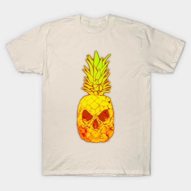 Pineapple Skull T-Shirt by BoneArtPetite